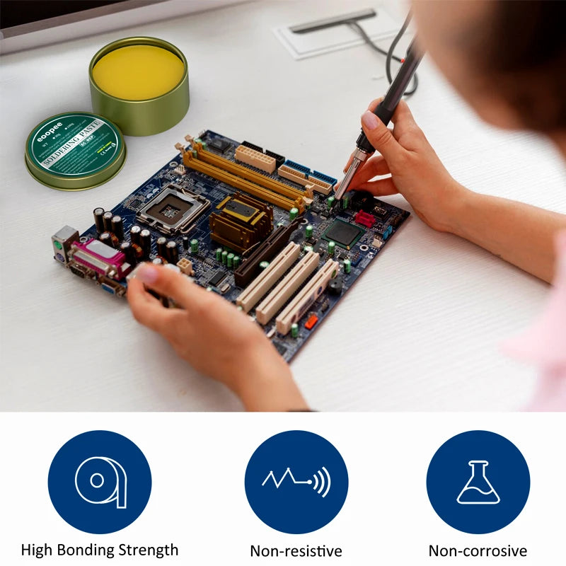 Solder Paste Rosin Flux 10g/30g/100g Lead-free Welding Flux Iron Repair Welding Paste Soldering Tin Soldering Oil Soldering Flux