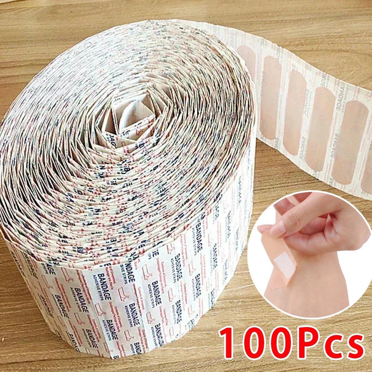 Band-Aids Cushion Adhesive Wound Hemostasis Waterproof Breathable Plaster Sticker Band First Aid Bandage Medical Gauze