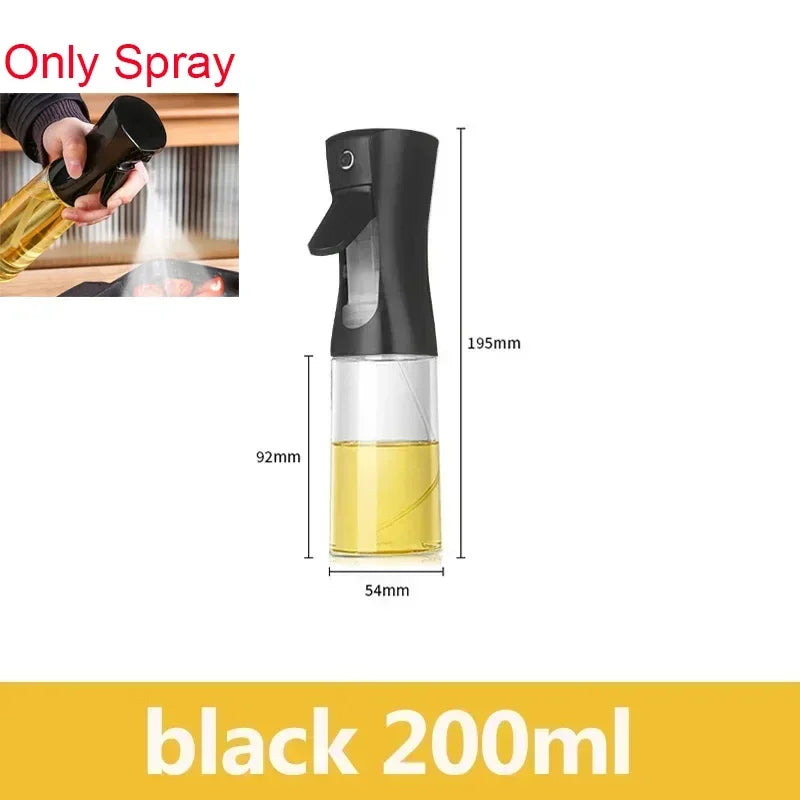Oil Spray Plastic Household Kitchen Oil Spray Bottle Nebulizing Mist Filling Cooking Dual Use BBQ Camping Large Capacity
