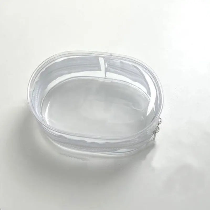 Earphone Case Colorful Transparent Protector 1/2Pcs Box Plush Dolls Outdoor Display Organizer Bag With Keychain Doll Accessories