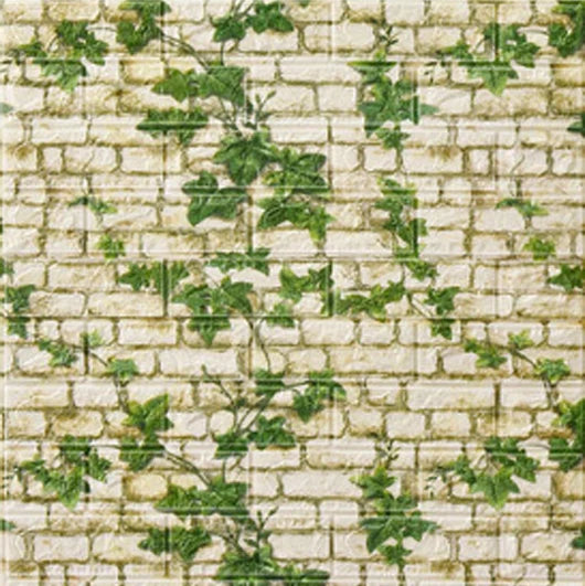 70cm*1m 3D Self-adhesive Wall Sticker Imitation Brick Bedroom Home Decor Waterproof Self-adhesive DIY Wallpaper for Living Room