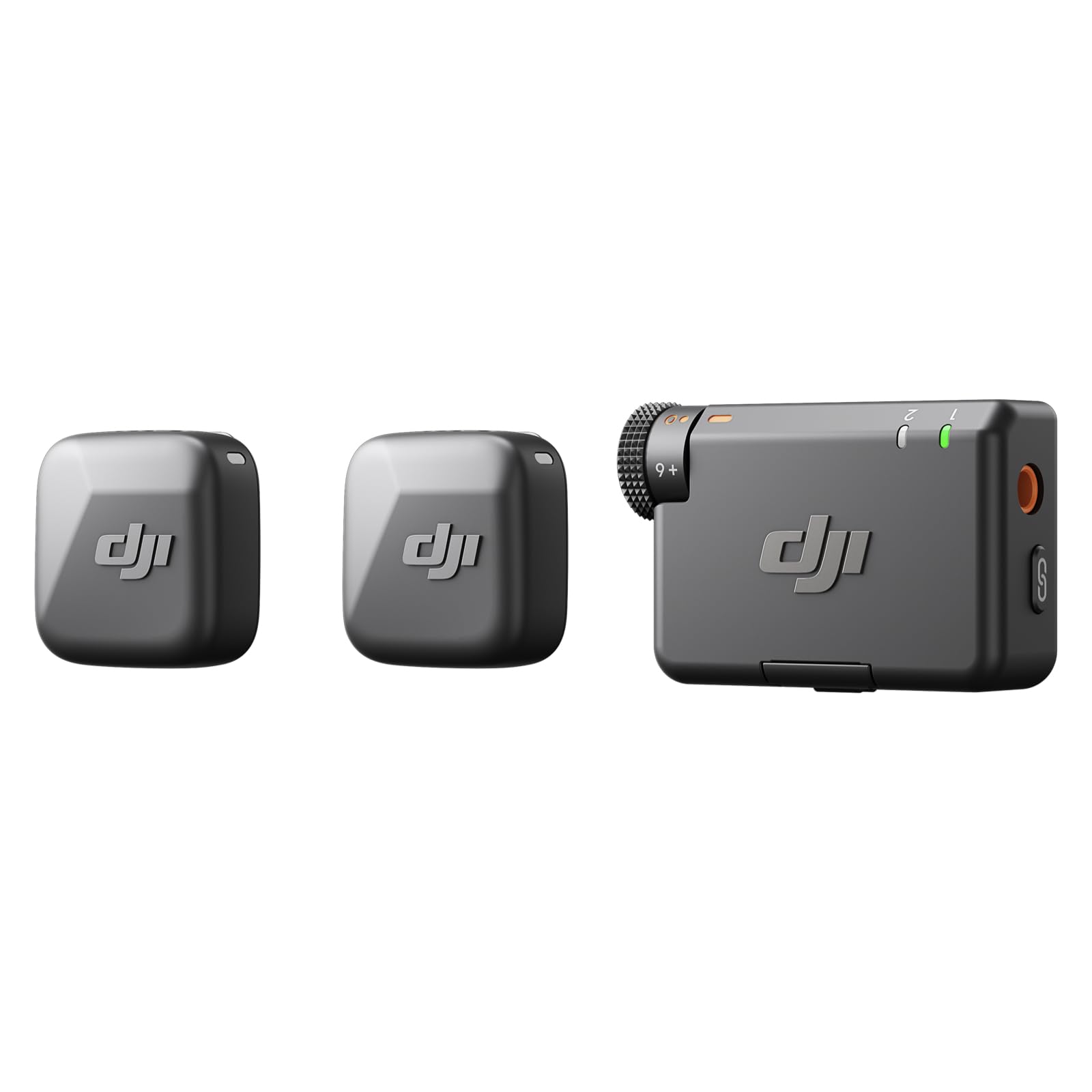 DJI Mic Mini (2 TX + 1 RX + Charging Case), Wireless Lavalier Microphone, Detail-Rich Audio, 48h Use, Noise Cancelling, Automatic Limiting, Bluetooth Microphone for Camera/iPhone/Android, Vlog