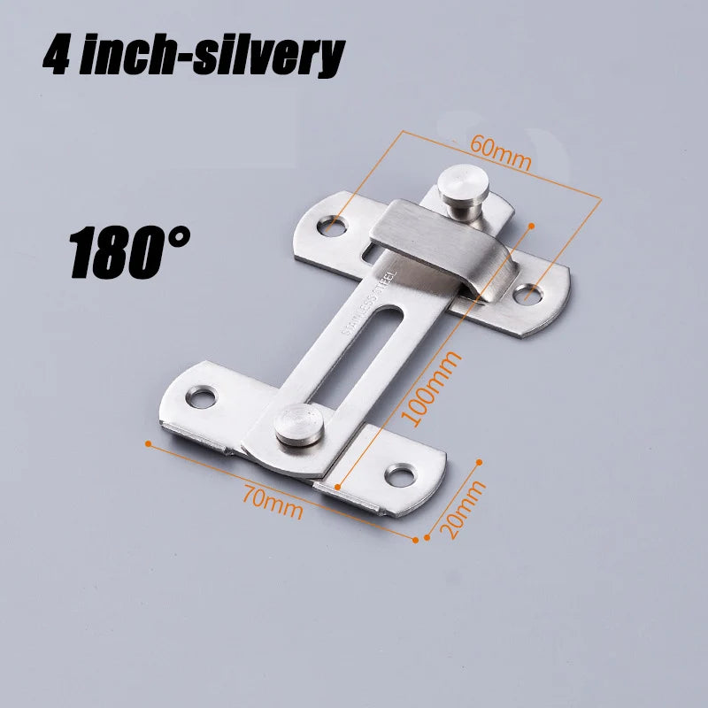 Sliding Barn Door Latch Sliding Right Angle Door Latch Door Bolt Wine Cooler Closet Window Door Latch Plug Baby Safety Latch