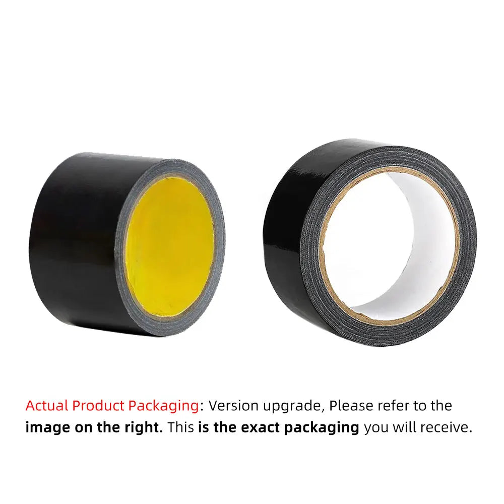 Black Fabric Duct Tape, Perfect for Electric Bike Seat/Tarpaulin Repair