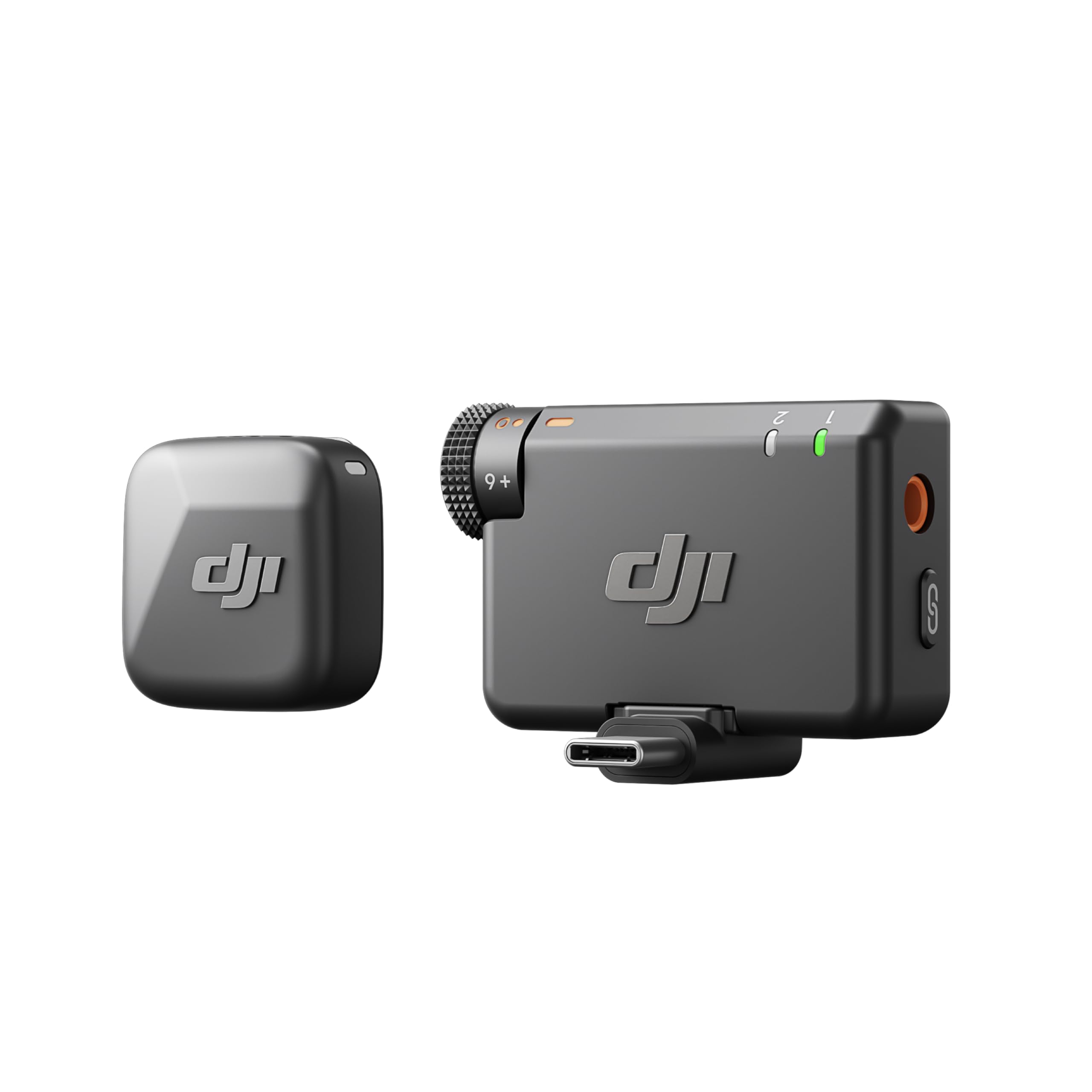 DJI Mic Mini (2 TX + 1 RX + Charging Case), Wireless Lavalier Microphone, Detail-Rich Audio, 48h Use, Noise Cancelling, Automatic Limiting, Bluetooth Microphone for Camera/iPhone/Android, Vlog