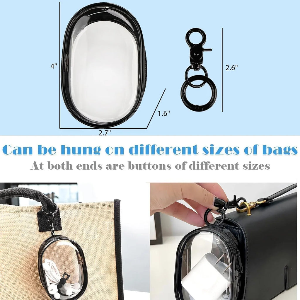 1pcs Mobile Phone Charger Storage Bag Charger Storage Box Small Item Storage Box Doll And Doll Dustproof Storag