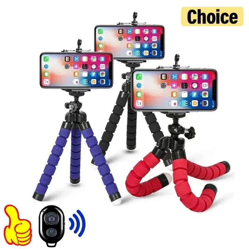 Mini Octopus Tripod Stativ Camera Holder Stand Tripods Tripod For Phone Mobile Camera Holder Clip Smartphone Monopod Tripe Stand