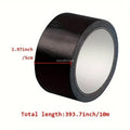 Black Fabric Duct Tape, Perfect for Electric Bike Seat/Tarpaulin Repair