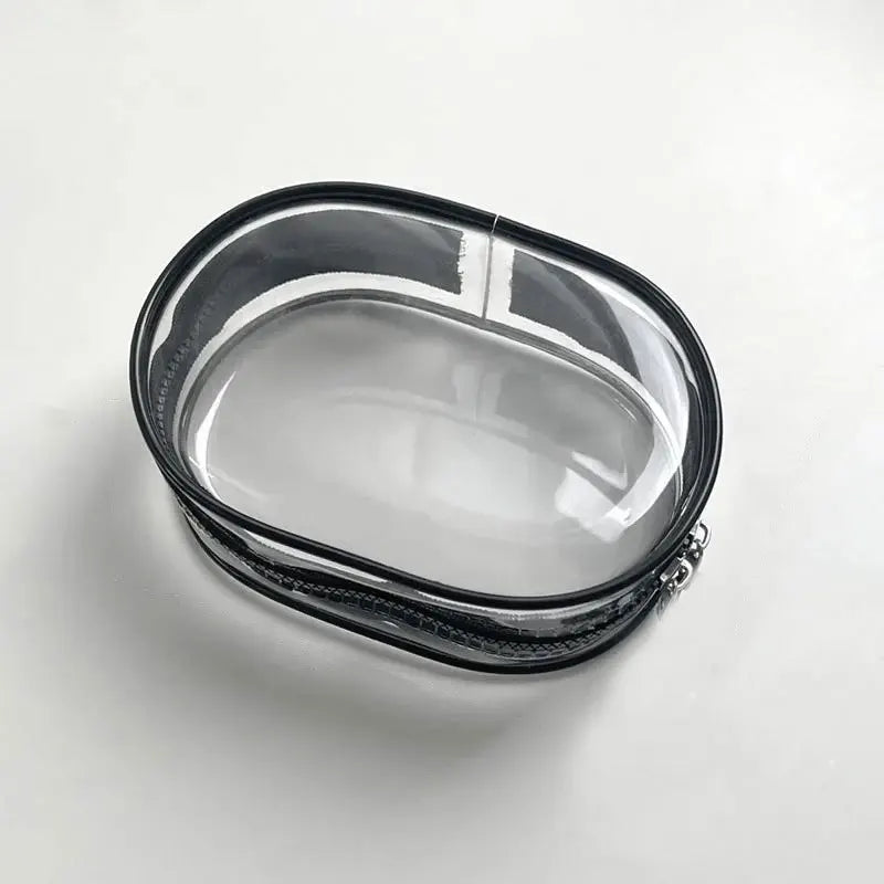 Earphone Case Colorful Transparent Protector 1/2Pcs Box Plush Dolls Outdoor Display Organizer Bag With Keychain Doll Accessories