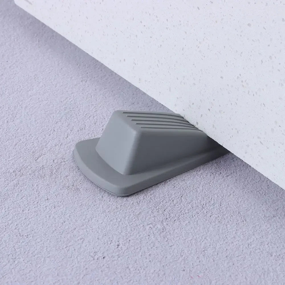 1Pcs Safety Silicone Door Stop Stoppers Block Wedge Doorstops Door Stopper Home Office Door Rear Retainer Anti-collision Stop