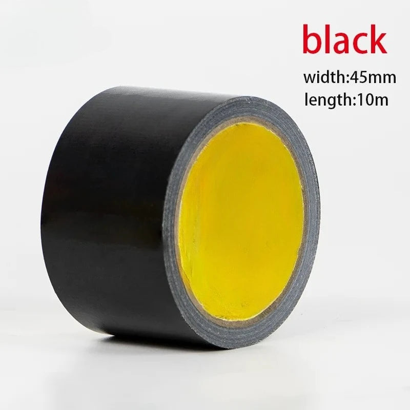 Black Fabric Duct Tape, Perfect for Electric Bike Seat/Tarpaulin Repair