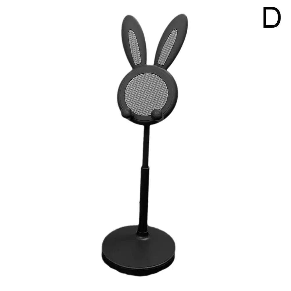 Cute Cartoon Bunny Mobile Phone Stand Desktop Adjustable Holder Can Lift and Adjust Cellphone Bracket For iPhone Samsung Xiaomi