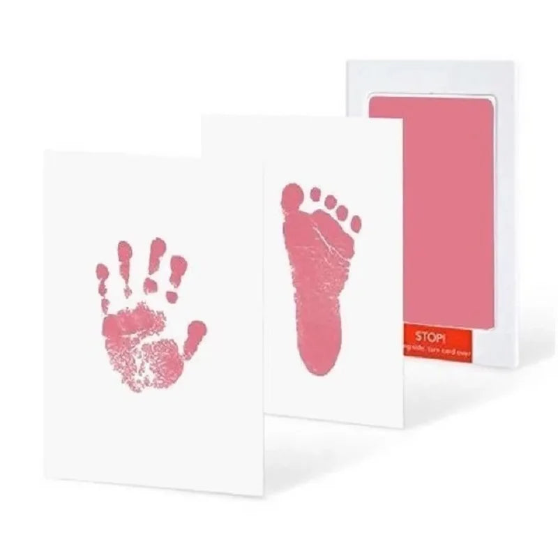 Kit Ink Pads Baby DIY Newborn Hand And Footprint Photo Frame Handprint Toddlers Souvenir Accessories Safe Clean Baby Shower Gift