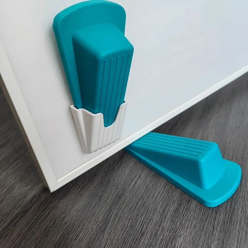 1Pcs Safety Silicone Door Stop Stoppers Block Wedge Doorstops Door Stopper Home Office Door Rear Retainer Anti-collision Stop