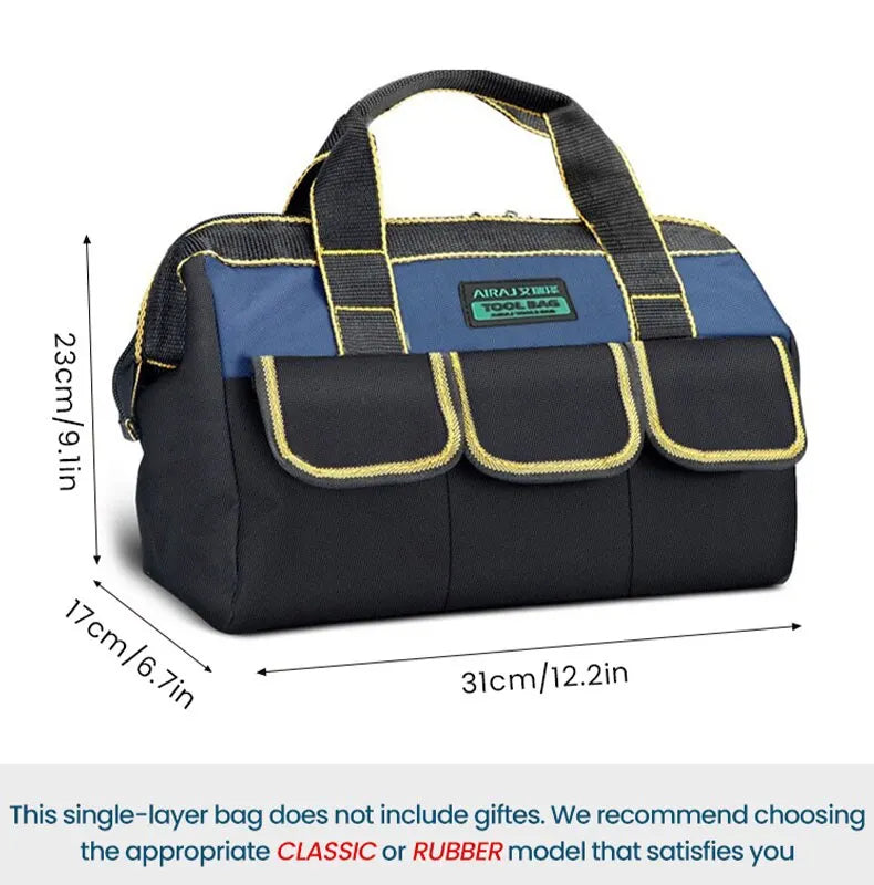 AIRAJ Multifunctional Tool Kit Oxford Cloth Waterproof Water And Electricity Work Bag Multi Pocket Anti Fall Storage Bag
