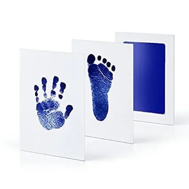 Kit Ink Pads Baby DIY Newborn Hand And Footprint Photo Frame Handprint Toddlers Souvenir Accessories Safe Clean Baby Shower Gift